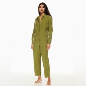 {{aritzia}} Wilfred ‘Kal’ Jumpsuit in Bancha Green